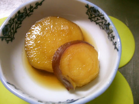 簡単♪ 薩摩芋の 甘つゆ レモン煮♡