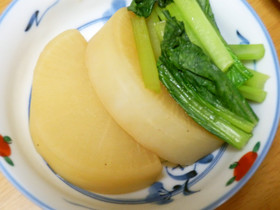 大根と小松菜の煮物