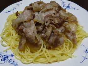 豚バラ肉のスタミナスパゲッティ