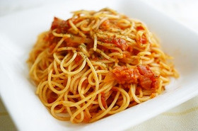 自宅で簡単！基本の味　トマトパスタ