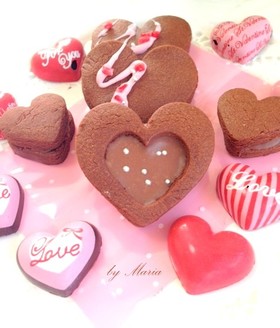 バレンタイン♡生チョコサンドクッキー