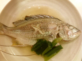 美味☆キビレ(白身魚)のマース煮(塩煮)