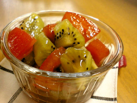 キウイフルーツ♥の甘～いサラダ