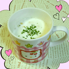 朝食♡マグカップ♡チーズ♡コーンスープ♪