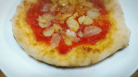 魚焼きグリルで手作りピザ☆マリナーラ