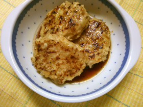 生姜入りで 温まる！ 照り焼き 鶏つくね