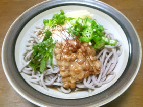 俺流！夏のネバトロ冷やし蕎麦