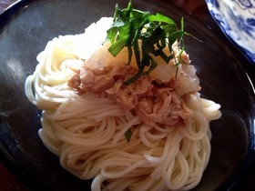 簡単☆ツナと大根おろしのさっぱり素麺