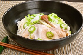 豚しゃぶのみぞれそうめん