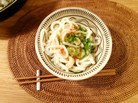 夏の麺★スイートチリソースうどん。