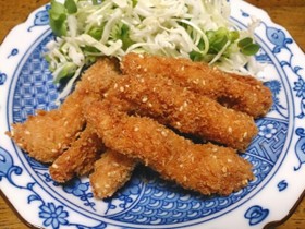 鶏ささみのスティック揚げ