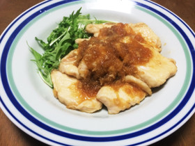 驚きの柔らかさ！鶏ムネ肉でみぞれ煮風