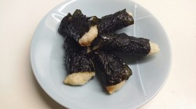 大和いもとれんこんのえび入り磯辺揚げ