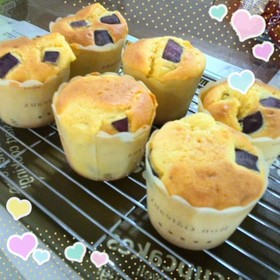 簡単✩さつまいものカップケーキ✩