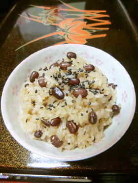 簡単！炊飯器で赤飯♢我が家風❤