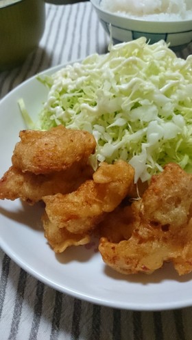 カリッとジューシー★鶏むね肉の簡単唐揚げ