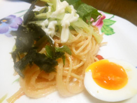 明太子　パスタ　私流　