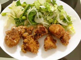 胸肉でもパサパサしない唐揚げ！