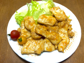 驚きの柔らかさ！鶏ムネ肉で味噌蜂蜜焼き