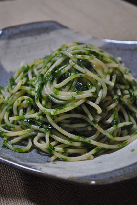 生青のりのスパゲティー