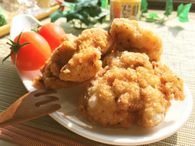 塩ヨーグルトで鶏もも唐揚げ✿生姜醤油味