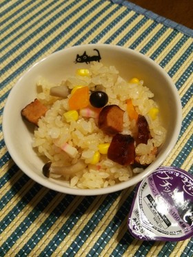 炊飯器！「プチッと鍋」de炊き込みご飯♪