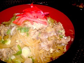 男子絶対喜ぶ！　新玉ねぎde牛丼(^^♪