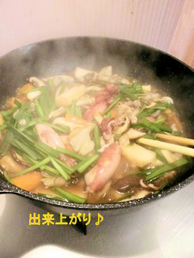 やりいかと豚肉のうま煮