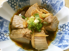 朝食にも 鰹で 簡単 レモン 生姜焼き♪