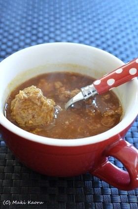 おかわり！子供大好き鰯団子のカレースープ