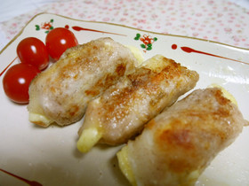 はまる食感♪はんぺんの豚肉巻き