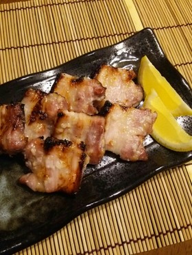 魚焼きグリルで豚焼き☆塩麹豚♪BBQ