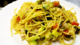 夏野菜の冷製パスタ✿