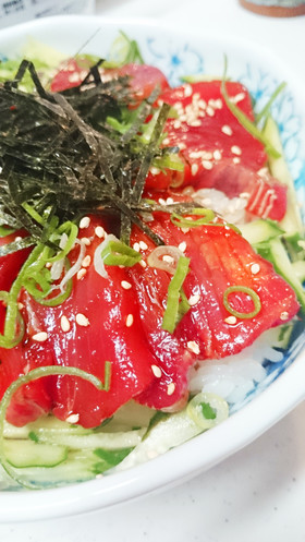 また食べたくなる♪まぐろ漬け丼