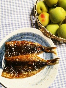 梅ジャム×魚！夏バテ解消☆鰯蒲焼き♪