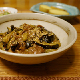 豚肉と茄子のピリ辛炒め