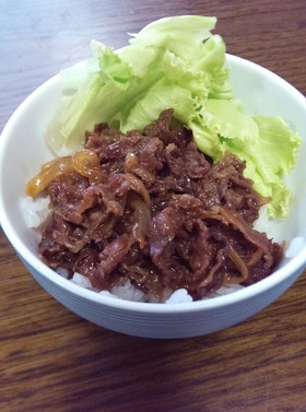 柔らかsimple牛どん◆