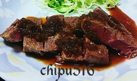 子供が喜ぶ安い肉を柔らかステーキソース付