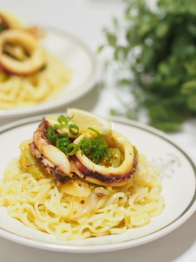 ♡イカのカレーマリネde冷し中華♡