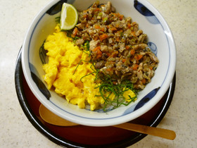 さんまのそぼろ丼