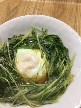 1人分・玉子入り水菜の炒め煮