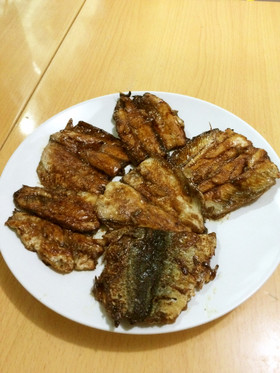 オープンで作ったさんまの蒲焼き