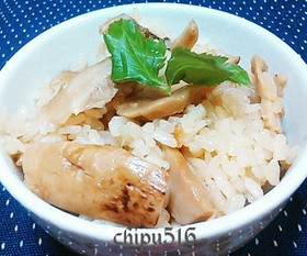 簡単　子供が喜ぶ　豪華旨い！松茸ご飯