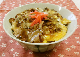 まいたけの牛そぼろ丼