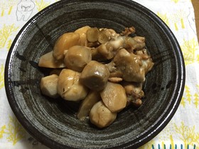 圧力鍋で☆鶏手羽元と里芋の煮物♪