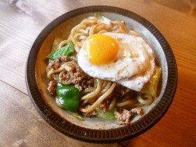 こってり♡甘辛焼きうどん♪