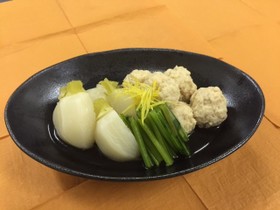 ふんわり鶏だんごとかぶのあったか煮