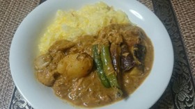 安い！手羽元 手作りチキンカレー