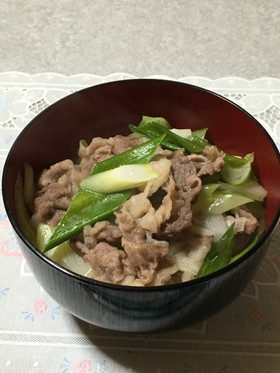 さっぱり塩牛丼♡