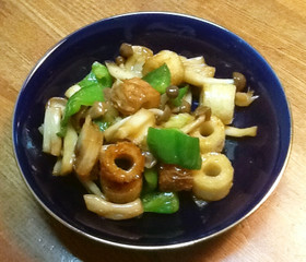 しめじ&ちくわの蜂蜜しょう油